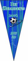 Team Name Soccer Pennant - Custom Team Name Soccer Pennant