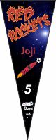 Team Name Soccer Pennant - Custom Team Name Soccer Pennant