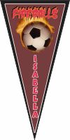 Team Name Soccer Pennant - Custom Team Name Soccer Pennant