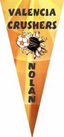 Team Name Soccer Pennant - Custom Team Name Soccer Pennant
