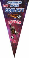 Team Name Soccer Pennant - Custom Team Name Soccer Pennant