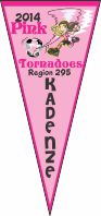 Team Name Soccer Pennant - Custom Team Name Soccer Pennant