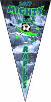 Team Name Soccer Pennant - Custom Team Name Soccer Pennant