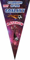 Team Name Soccer Pennant - Custom Team Name Soccer Pennant