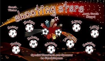 Stars Soccer Banner - Custom Stars Soccer Banner