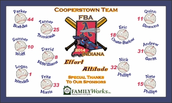 Cooperstown Baseball Banner - Custom Cooperstown Baseball Banner