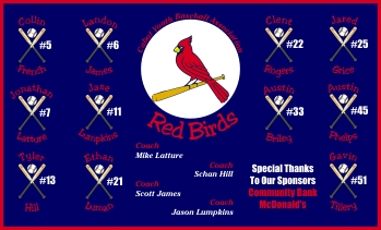 Memphis Redbirds Baseball Banner - Custom Memphis Redbirds Baseball Banner