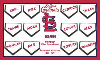Cardinals Baseball Banner - Custom Cardinals Baseball Banner
