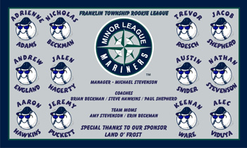 Mariners Baseball Banner - Custom Mariners Baseball Banner