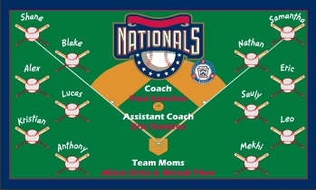 Nationals Baseball Banner - Custom Nationals Baseball Banner