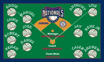 Nationals Baseball Banner - Custom Nationals Baseball Banner