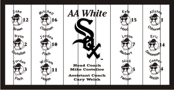 White Sox Baseball Banner - Custom White Sox Baseball Banner