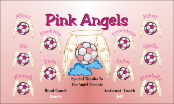 Angels Soccer Banner - Custom AngelsSoccer Banner