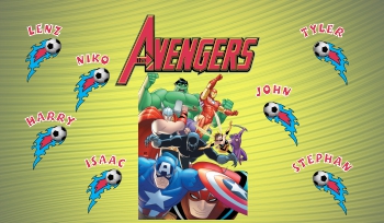 Avengers Soccer Banner - Custom AvengersSoccer Banner
