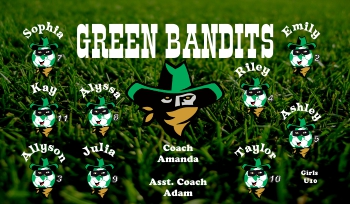 Bandits Soccer Banner - Custom BanditsSoccer Banner