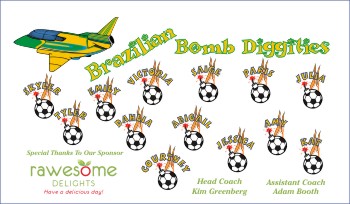 Bombs Soccer Banner - Custom Bombs Soccer Banner