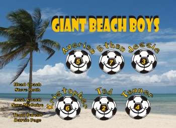 Boys / Men Soccer Banner - Custom Boys / Men Soccer Banner