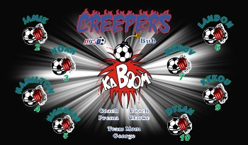 Creepers Soccer Banner - Custom Creepers Soccer Banner