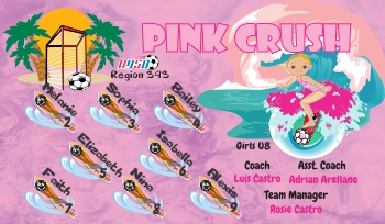 Crush Soccer Banner - Custom Crush Soccer Banner