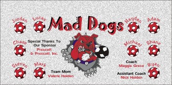 Dogs Soccer Banner - Custom Dogs Soccer Banner