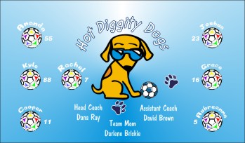 Dogs Soccer Banner - Custom DogsSoccer Banner