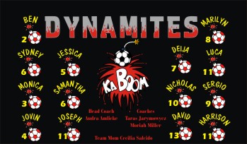 Dynamite Soccer Banner - Custom DynamiteSoccer Banner