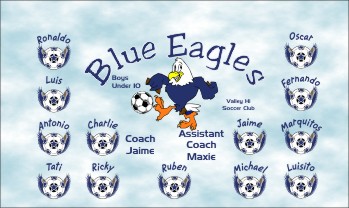Eagles Soccer Banner - Custom Eagles Soccer Banner