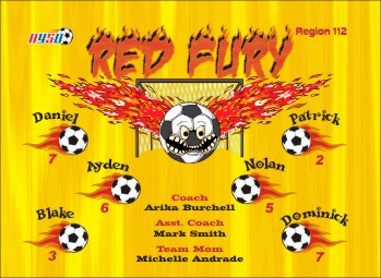 Fury Soccer Banner - Custom Fury Soccer Banner