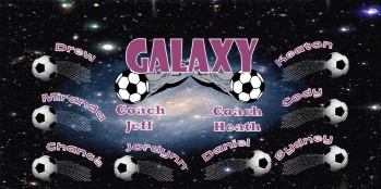 Galaxy Soccer Banner - Custom GalaxySoccer Banner