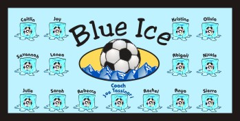 Ice Soccer Banner - Custom Ice Soccer Banner