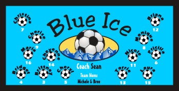 Ice Soccer Banner - Custom Ice Soccer Banner