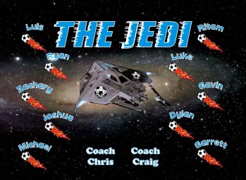 Jedi Soccer Banner - Custom JediSoccer Banner