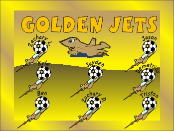 Jets Soccer Banner - Custom Jets Soccer Banner