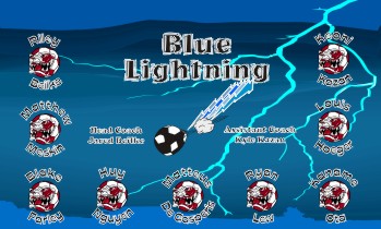 Lightning Soccer Banner - Custom Lightning Soccer Banner