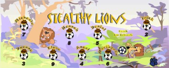 Lions Soccer Banner - Custom Lions Soccer Banner