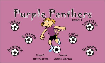 Panthers Soccer Banner - Custom PanthersSoccer Banner