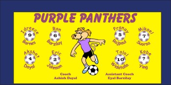 Panthers Soccer Banner - Custom Panthers Soccer Banner