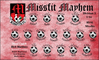 Miscellaneous Soccer Banner - Custom Miscellaneous Soccer Banner