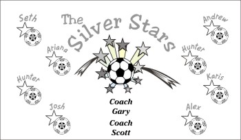 Stars Soccer Banner - Custom Stars Soccer Banner