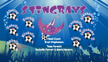 Stingrays Soccer Banner - Custom StingraysSoccer Banner