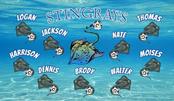 Stingrays Soccer Banner - Custom Stingrays Soccer Banner