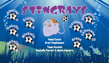 Stingrays Soccer Banner - Custom StingraysSoccer Banner