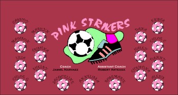 Strikers Soccer Banner - Custom Strikers Soccer Banner