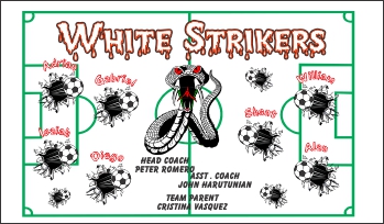 Strikers Soccer Banner - Custom Strikers Soccer Banner
