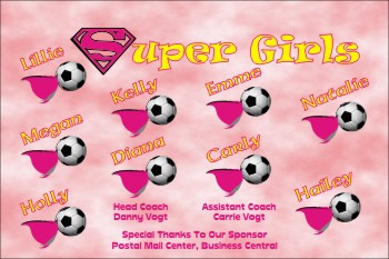 Super Soccer Banner - Custom Super Soccer Banner
