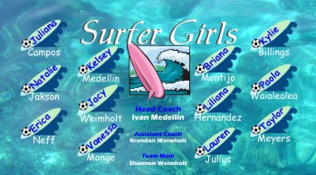 Surferr Soccer Banner - Custom Surferr Soccer Banner