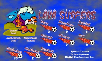 Surferr Soccer Banner - Custom Surferr Soccer Banner