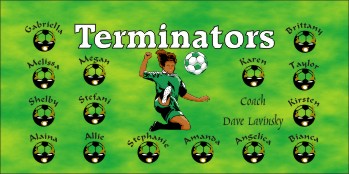Terminators Soccer Banner - Custom TerminatorsSoccer Banner