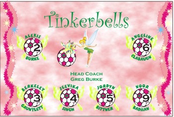 Tinks Soccer Banner - Custom Tinks Soccer Banner