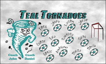 Tornados Soccer Banner - Custom TornadosSoccer Banner